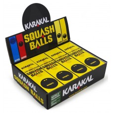 Karakal Elite Double Yellow Squash Balls 12 Pack